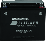 BikeMaster AGM Battery - MS12-20L-BS