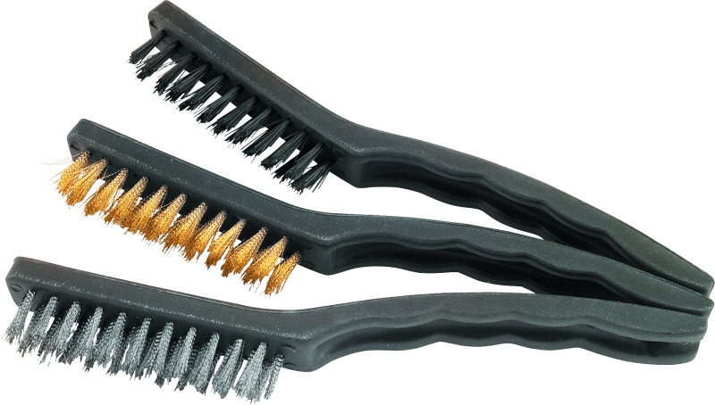 BikeMaster 3-pc Nylon/Wire Brush Set - Powersports Haven