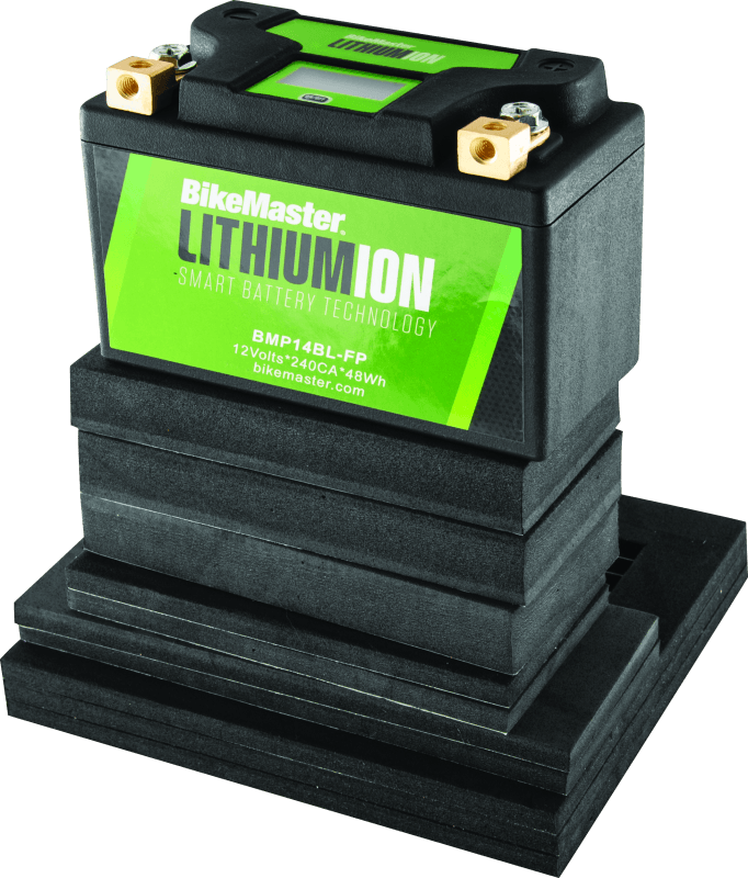 BikeMaster Lithium Ion 2.0 Battery BMP14Bl-FP - Powersports Haven