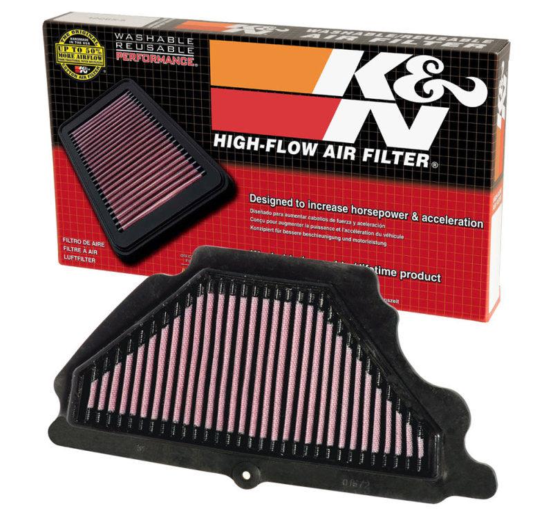 K&N 07-08 Kawasaki ZX6R Ninja Air Filter - Powersports Haven