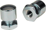 Mustang Solo Mounting Nuts (Pair) - Chrome