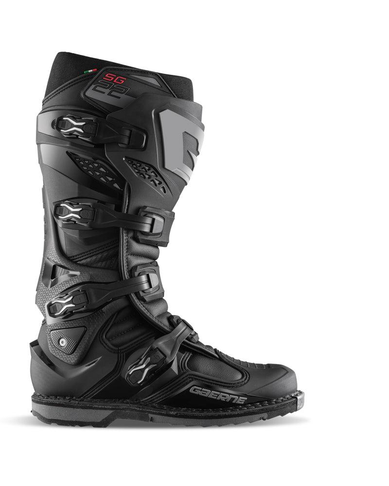 Gaerne SG22 Boot Black Size - 12 - Powersports Haven