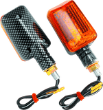 BikeMaster Universal Ministalk Marker Light - Carbon/Amber