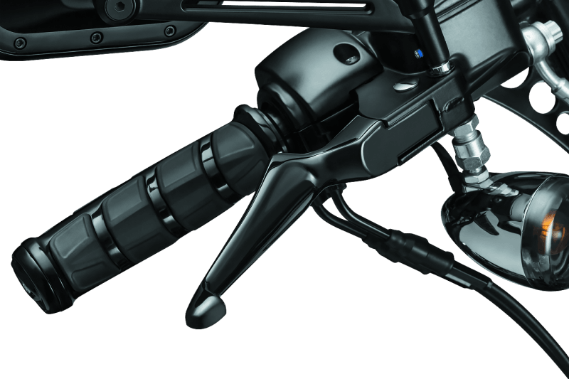 Kuryakyn Boss Blades Lever Set 96-Up Cable Gloss Black - Powersports Haven