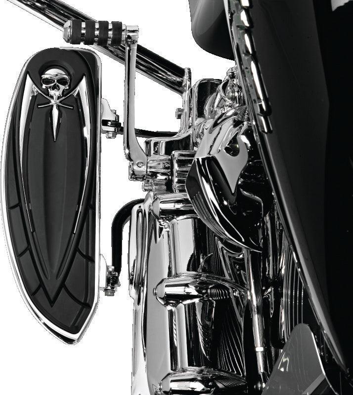 Kuryakyn Floorboard Relocator Brackets 17-23 Touring Chrome - Powersports Haven