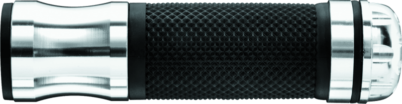 BikeMaster Grips 135mm Revolver Barend Grips - Silver - Powersports Haven