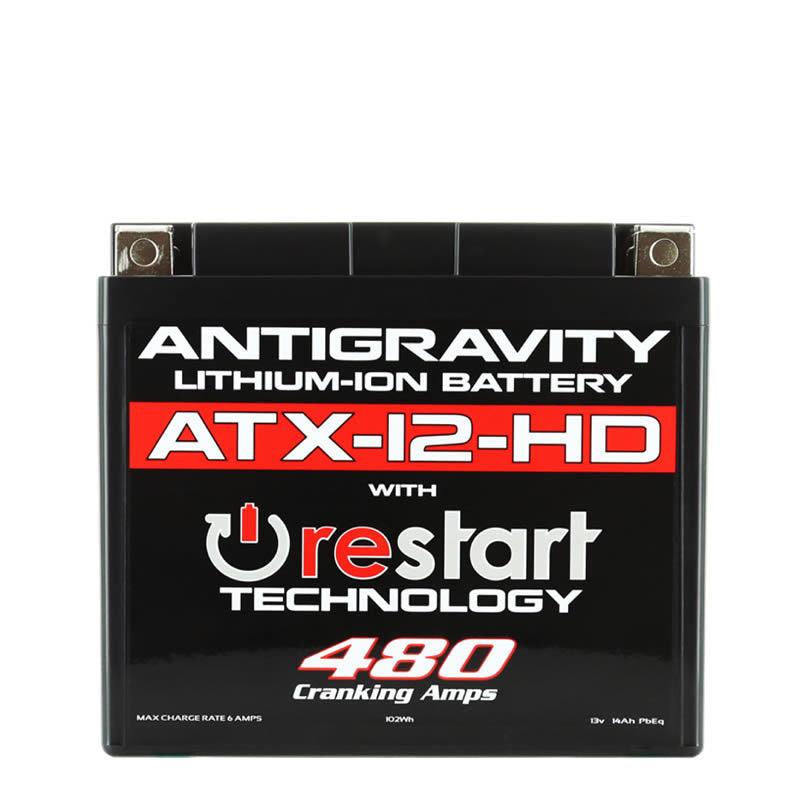 Antigravity YTX12 High Power Lithium Battery w/Re-Start - Powersports Haven