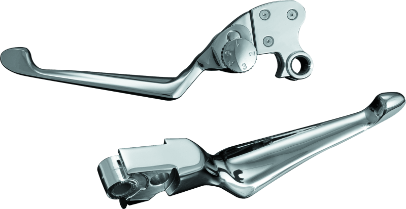 Kuryakyn Boss Blades With Adjustable Clutch 96-Up Cable Chrome - Powersports Haven