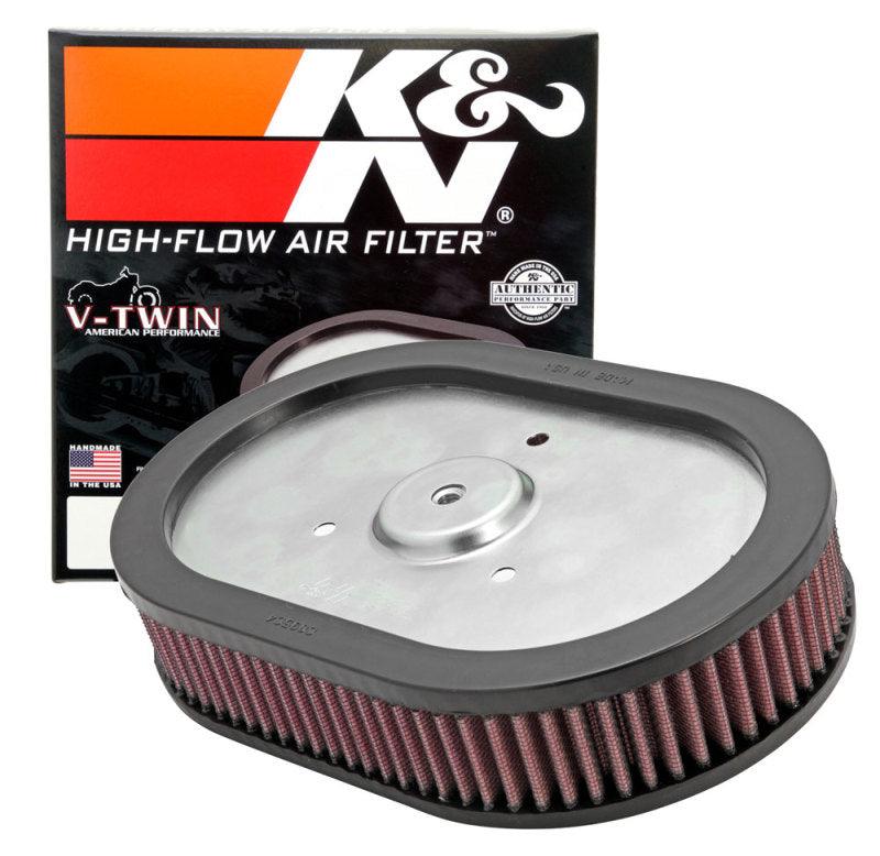 K&N 10-12 Harley Davidson FLHXSE/FLSTSE / 11-12 FLHTCUSE / 11 FLTRUSE Replacement Air Filter - Powersports Haven
