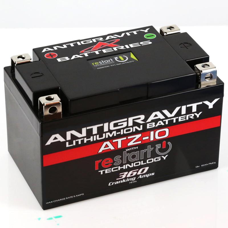 Antigravity YTZ10 Lithium Battery w/Re-Start - Powersports Haven