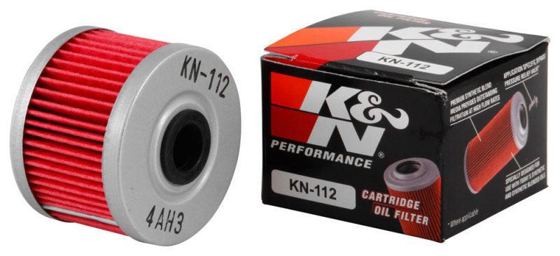 K&N Honda/Kawasaki/Polaris/Suzuki 1.969in OD x .469in ID x 1.438in H Oil Filter - Powersports Haven
