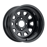 ITP Delta Steel 12x7 / 4x110 BP / 4+3 Offset Black Wheel