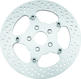 Bikers Choice 00-17 Big Twin 11.5 Inch Polished Front Stainless Mirror Fltg Rotor Repl H-D 44156-00