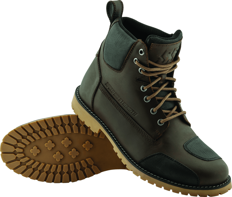 Speed and Strength Call to Arms Boot Brown/Black Size - 10 - Powersports Haven