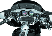 Load image into Gallery viewer, Kuryakyn Stereo Accent 96-13 FL Touring Models Chrome - Powersports Haven