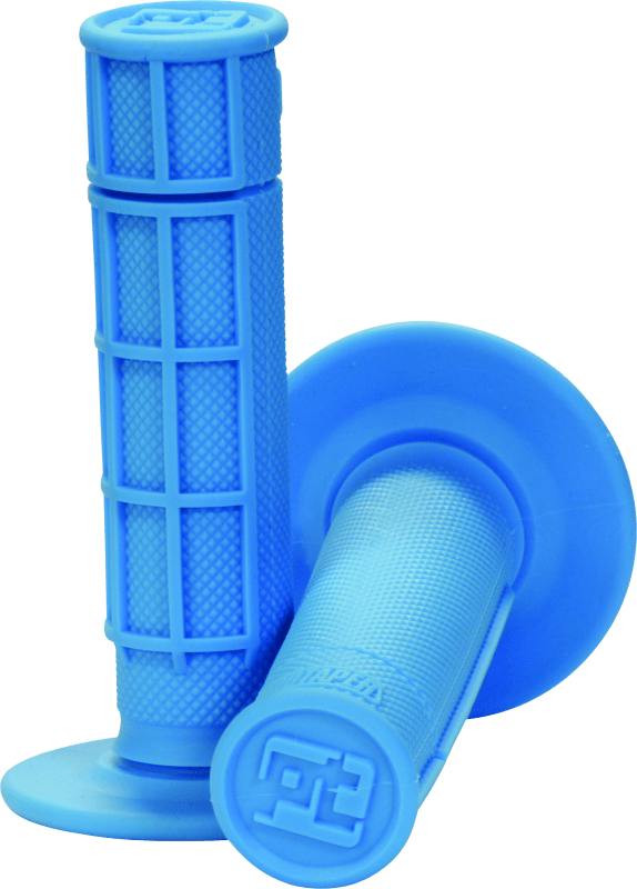 ProTaper 1/2 Waffle Grips - Neon Blue - Powersports Haven
