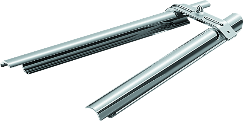 Kuryakyn Downtube Covers 00-06 Softail Chrome - Powersports Haven