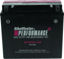 Load image into Gallery viewer, BikeMaster BTX20HL-BS Battery - Powersports Haven