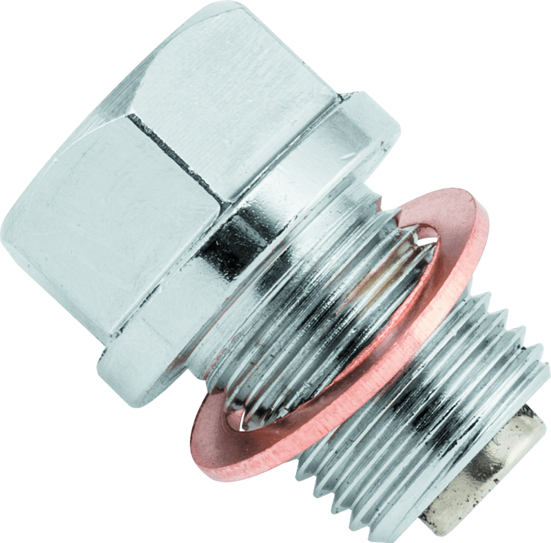 BikeMaster Magnetic Oil Drain Plug 14mm - Stainless - Powersports Haven
