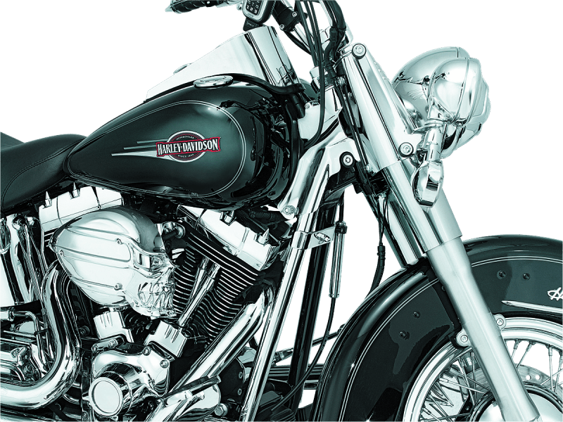 Kuryakyn Downtube Covers 00-06 Softail Chrome - Powersports Haven