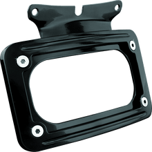 Load image into Gallery viewer, Kuryakyn Curved License Plate Mount Black - Powersports Haven