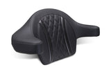 Mustang 2023-2025 Harley CVO Road Glide (ST) Deluxe Diamond Ext Arm Wrap-around Backrest Black