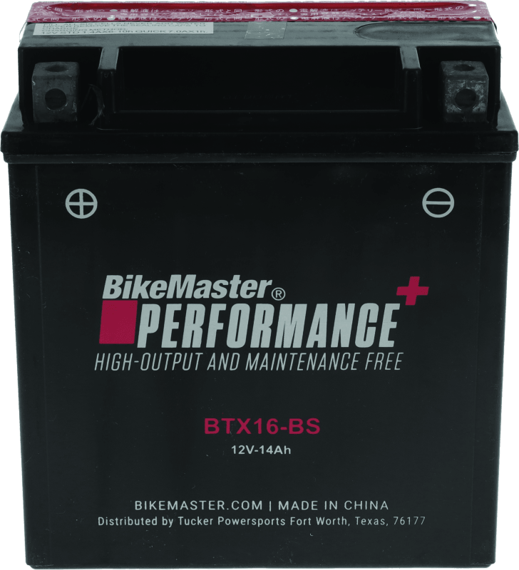 BikeMaster BTX16-BS Battery - Powersports Haven