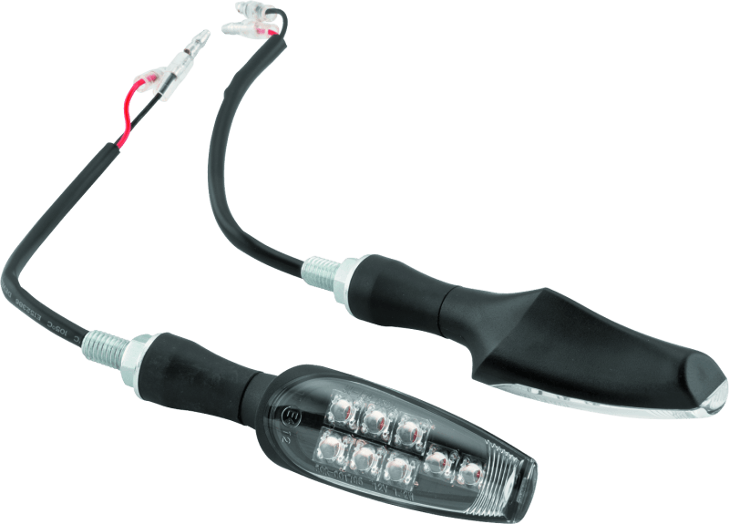 BikeMaster 8 Led Turnsignals Pair - Black - Powersports Haven