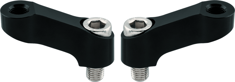 BikeMaster Mirror Extension 10mm Pair - Black - Powersports Haven