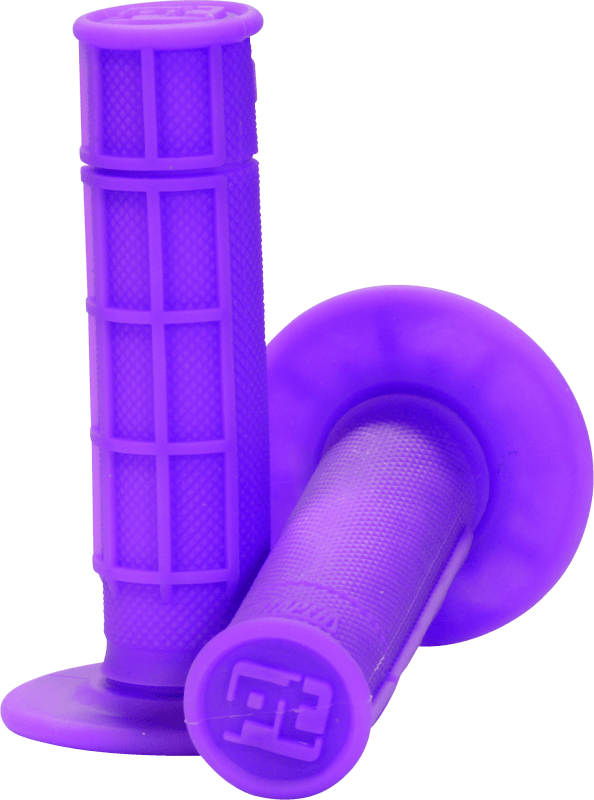 ProTaper 1/2 Waffle Grips - Neon Purple - Powersports Haven