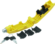 Load image into Gallery viewer, Bully Lock Bully Grip Lock - Yellow - Powersports Haven