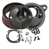 S&S Cycle 99-06 BT Model w/ Stock CV Carb/07-10 Softail CVO Models Stealth Air Cleaner Kit w/o Cover