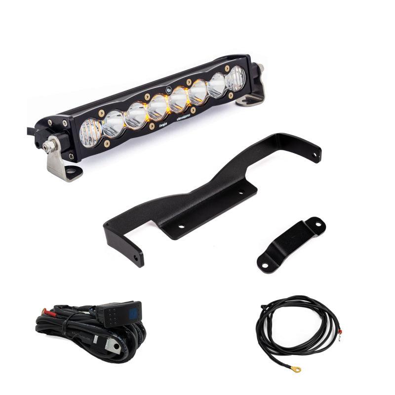 Baja Designs Can-Am Maverick R Clear 10in S8 Shock Tower Kit - Powersports Haven