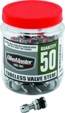 BikeMaster Valve Stem Chrome Tubeless Tub 50