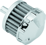 Bikers Choice Chrome Replacement Breather Filter 3/8 Hose Custom