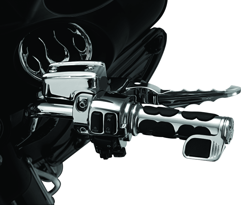 Kuryakyn Contoured ISO Throttle Boss Chrome - Powersports Haven