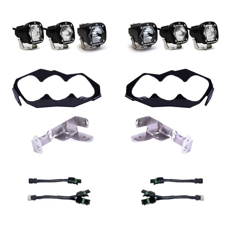 Baja Designs 2024 Can-Am Maverick R Triple S1 Unlimited Headlight Kit - Powersports Haven