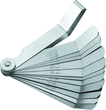 Load image into Gallery viewer, BikeMaster 12-Blade Angled Combination Tappet Feeler Gauge Set - Pack of 3 - Powersports Haven