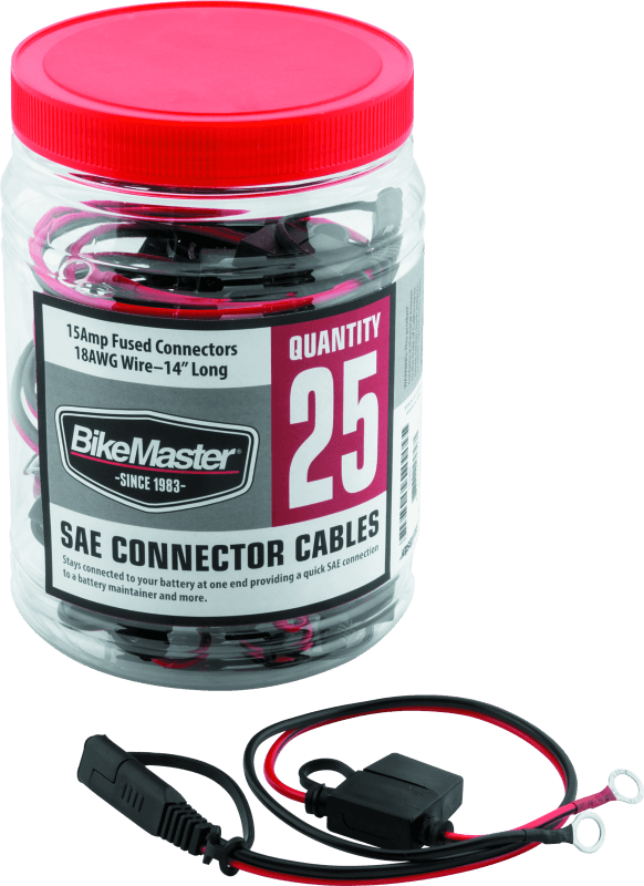 BikeMaster Sae Wire w/Fuse - 25Piece Tub - Powersports Haven
