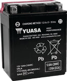 Yuasa YTX14AHL-BS High Performance AGM 12-Volt Battery w/Bottle