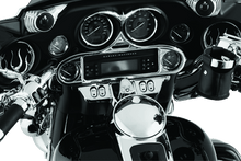 Load image into Gallery viewer, Kuryakyn Stereo Accent 96-13 FL Touring Models Chrome - Powersports Haven