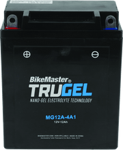 Load image into Gallery viewer, BikeMaster Trugel Battery MG12A-4A1 - Powersports Haven