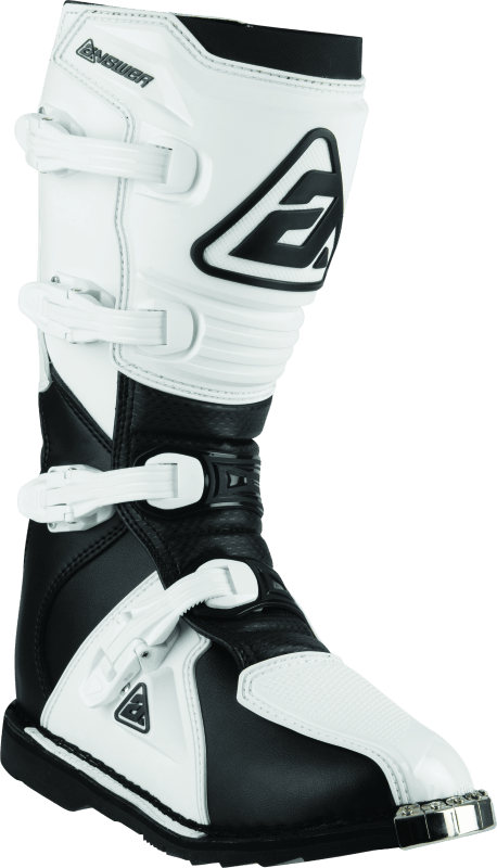 Answer AR1 Boot Black/White Size - 12 - Powersports Haven