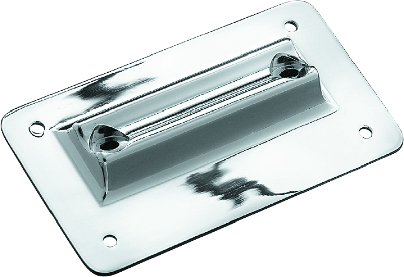 Kuryakyn Laydown License Plate Holder 97-08 Touring Chrome - Powersports Haven