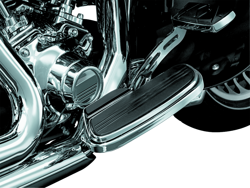 Kuryakyn Floorboard Exhaust Boot Guard Chrome - Powersports Haven
