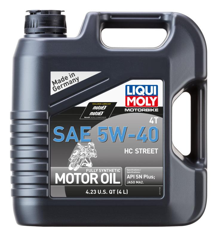 LIQUI MOLY 4L Motorbike 4T SAE 5W40 HC Street - Powersports Haven