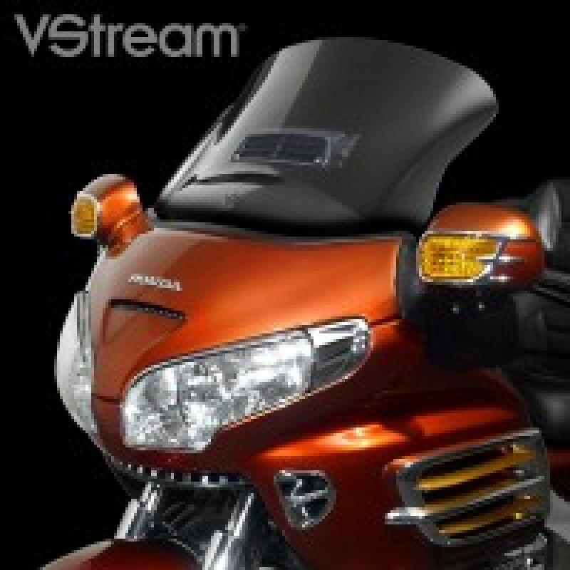 National Cycle 01-17 Honda GL1800/ABS-w/Vents- V Stream/ Wave Mid/Std. Windshield - Clear - Powersports Haven