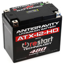 Load image into Gallery viewer, Antigravity YTX12 High Power Lithium Battery w/Re-Start - Powersports Haven