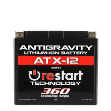Load image into Gallery viewer, Antigravity YTX12 Lithium Battery w/Re-Start - Powersports Haven