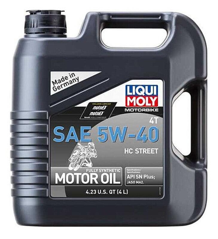 LIQUI MOLY 4L Motorbike 4T SAE 5W40 HC Street - Powersports Haven